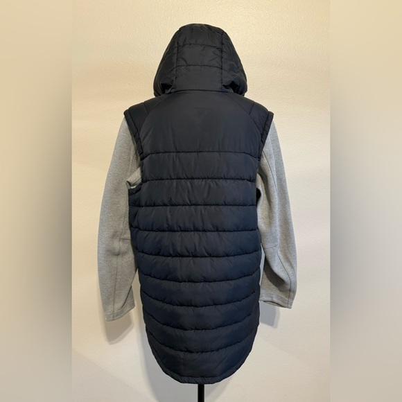 Nike~ Men’s Advance 15  Hooded Jacket Black Size‎ Large Hi-Low Hem Long Sleeve - Picture 10 of 13